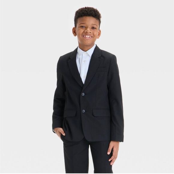 Cat & Jack Other - Cat & Jack Boys Black Lined Blazer Size 10